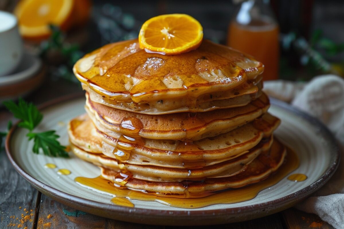 Préparez une recette facile de pancakes végétaliens pour le petit-déjeuner