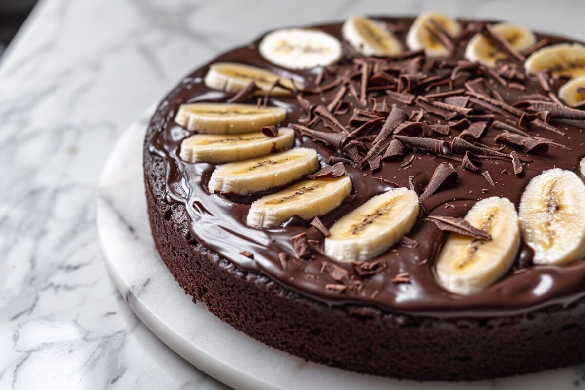 Découvrez comment ce gâteau choco-banane facile transforme une soirée en succès en 20 minutes