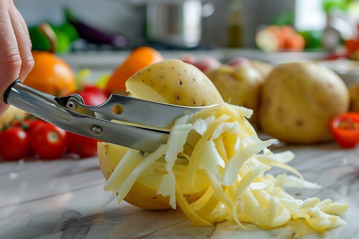 Découvrez comment éplucher vos pommes de terre en seulement 5 secondes avec cette astuce infaillible