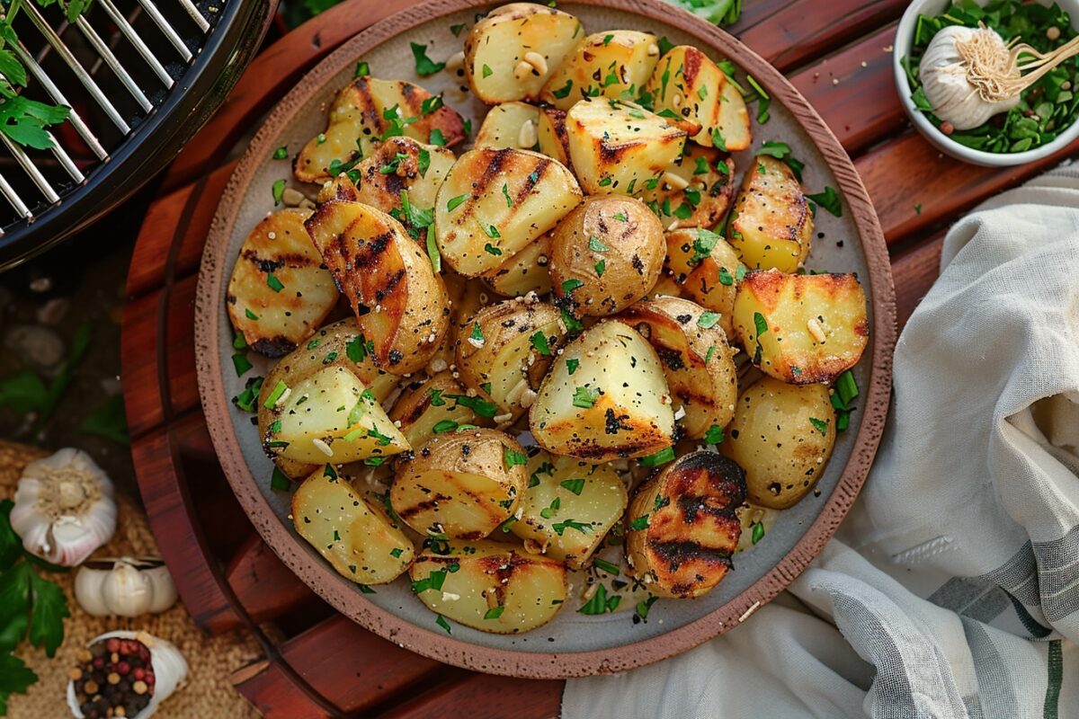 découvrez comment préparer des pommes de terre à l'ail parfaites pour votre prochain barbecue