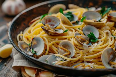 Découvrez comment préparer les spaghetti alle vongole comme un chef et surprendre vos invités avec ce plat délicieux