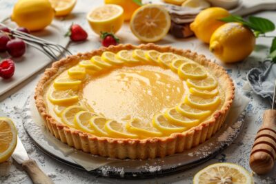 Découvrez comment préparer une tarte au citron facile et délicieuse qui ravira tous vos invités