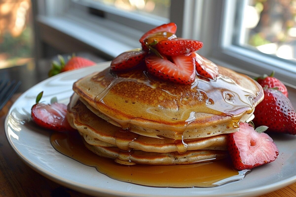 Découvrez comment réaliser de délicieux pancakes express avec seulement deux ingrédients!