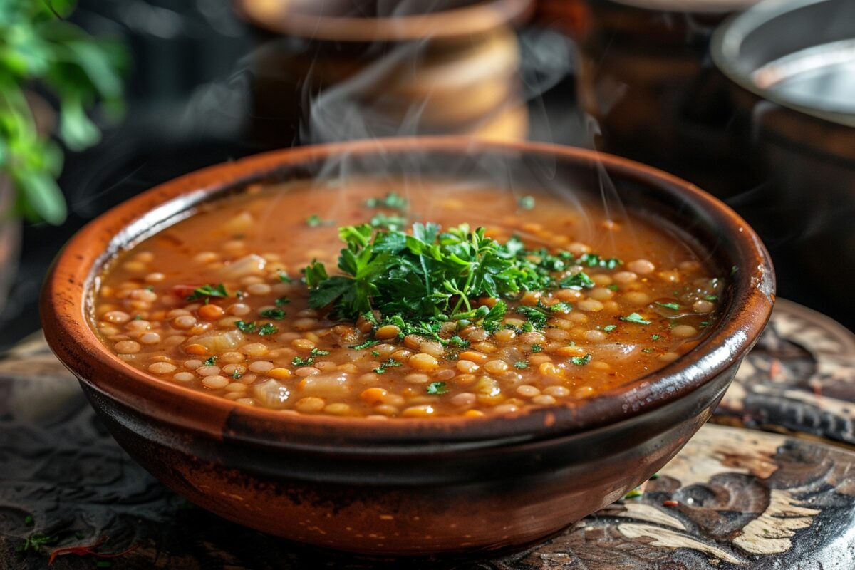 Les secrets de la recette de soupe de lentilles de mamie dévoilés: un délice traditionnel pour votre famille