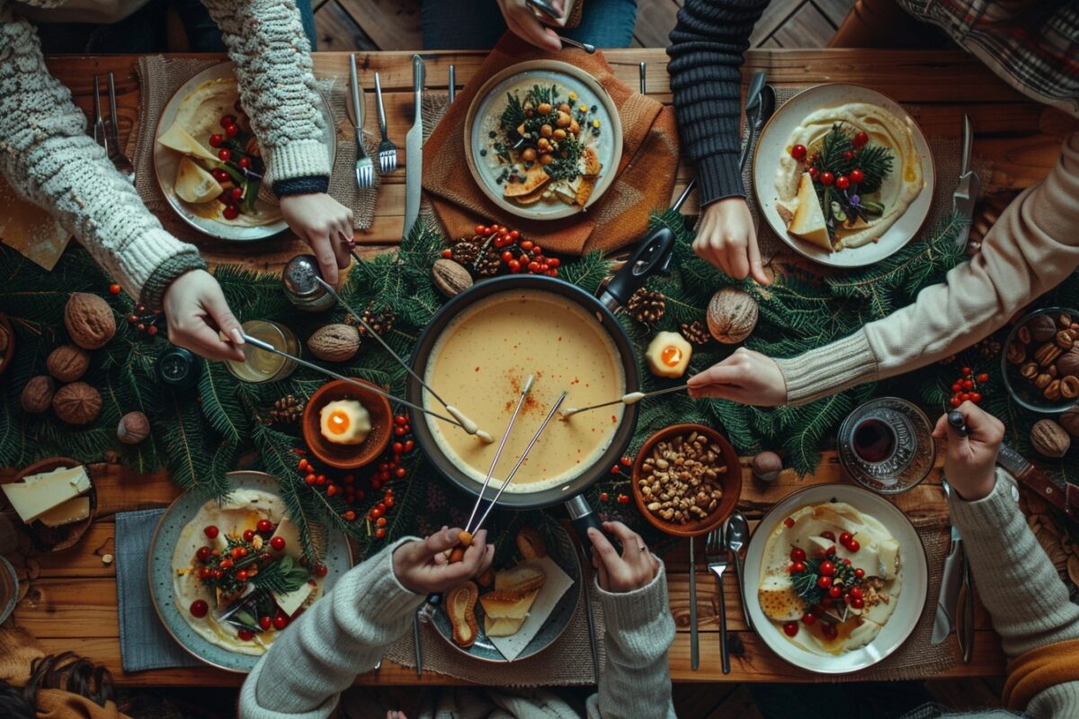 Passion partagée : fondue végétalienne aux fromages de noix, convivialité garantie