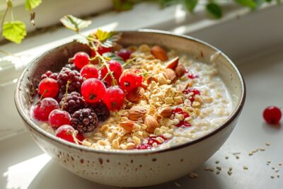 Redécouvrez vos matins avec une recette simple d'overnight oats aux fruits rouges qui transformera votre routine