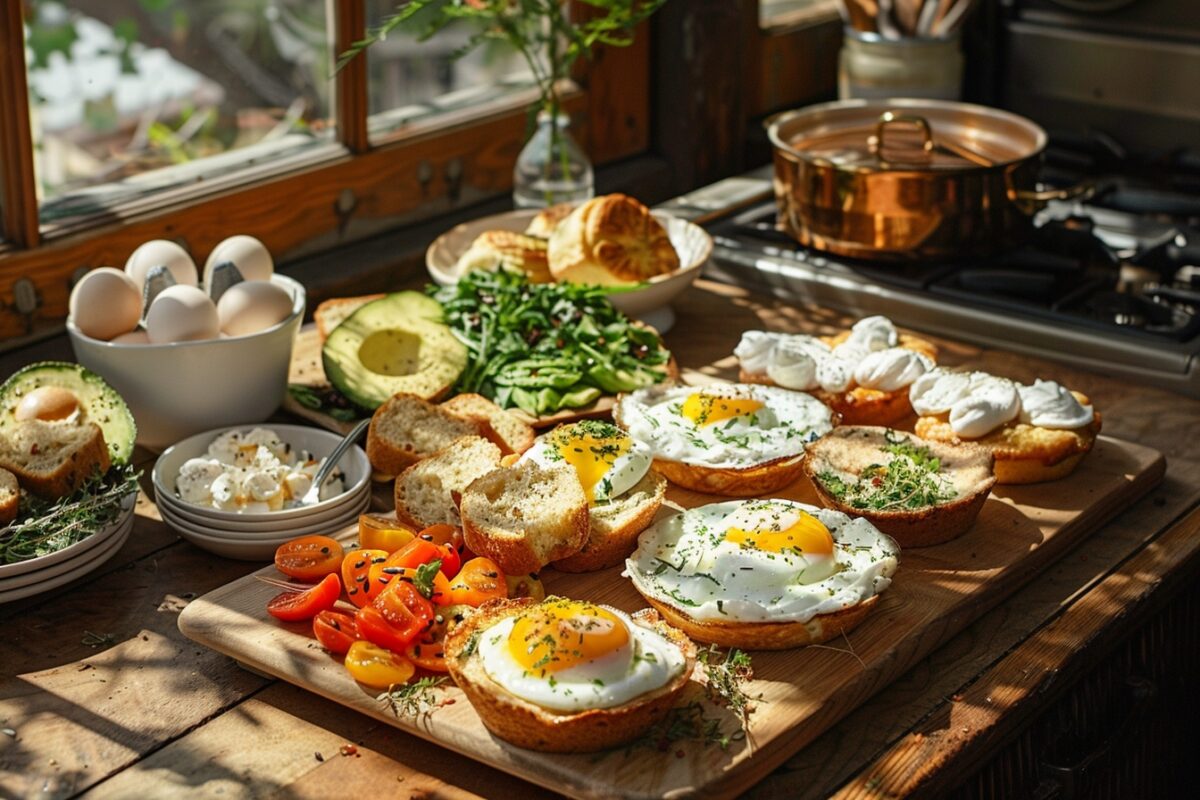 Transformez votre matinée avec un brunch exquis : découvrez comment les muffins, l'avocat et l'œuf poché peuvent égayer votre journée