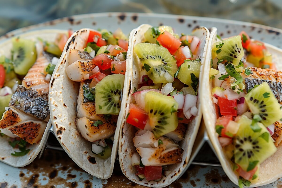 Voici les tacos au poisson avec une salsa de kiwi qui vont révolutionner votre palette gustative
