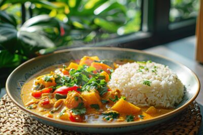 Découvrez comment ce curry végétarien au lait de coco peut émerveiller vos repas et vos sens